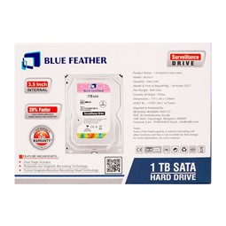 Picture of Blue Feather BFDT01S 1TB SATA Internal Hard Disk Drive (3.5"/ Suitable for Desktop PC/Surveillance System/ High Speed Data Transferability with 2 Years Warranty)